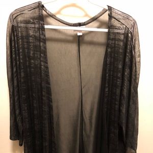 Lularoe Lindsay Black Sheer Medium